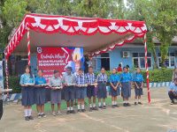 Launching Program Makan Bergizi Gratis (MBG) di SMP Negeri 1 Nabire
